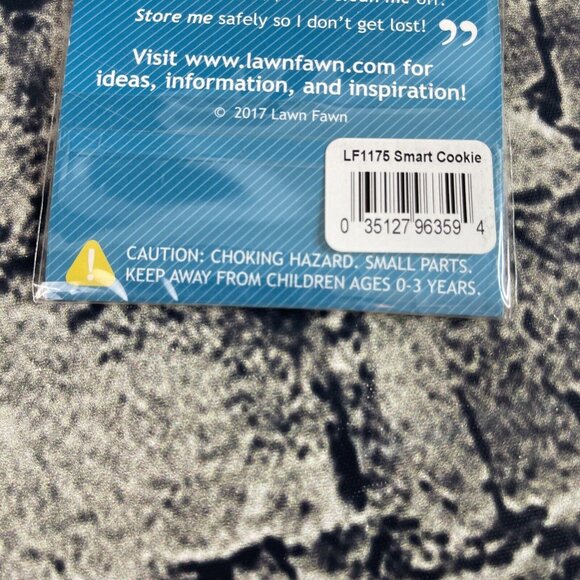 Lawn Fawn Smart Cookie Clear Stamp Set LF1175 School Graduations Clock Glasses - Picture 5 of 6